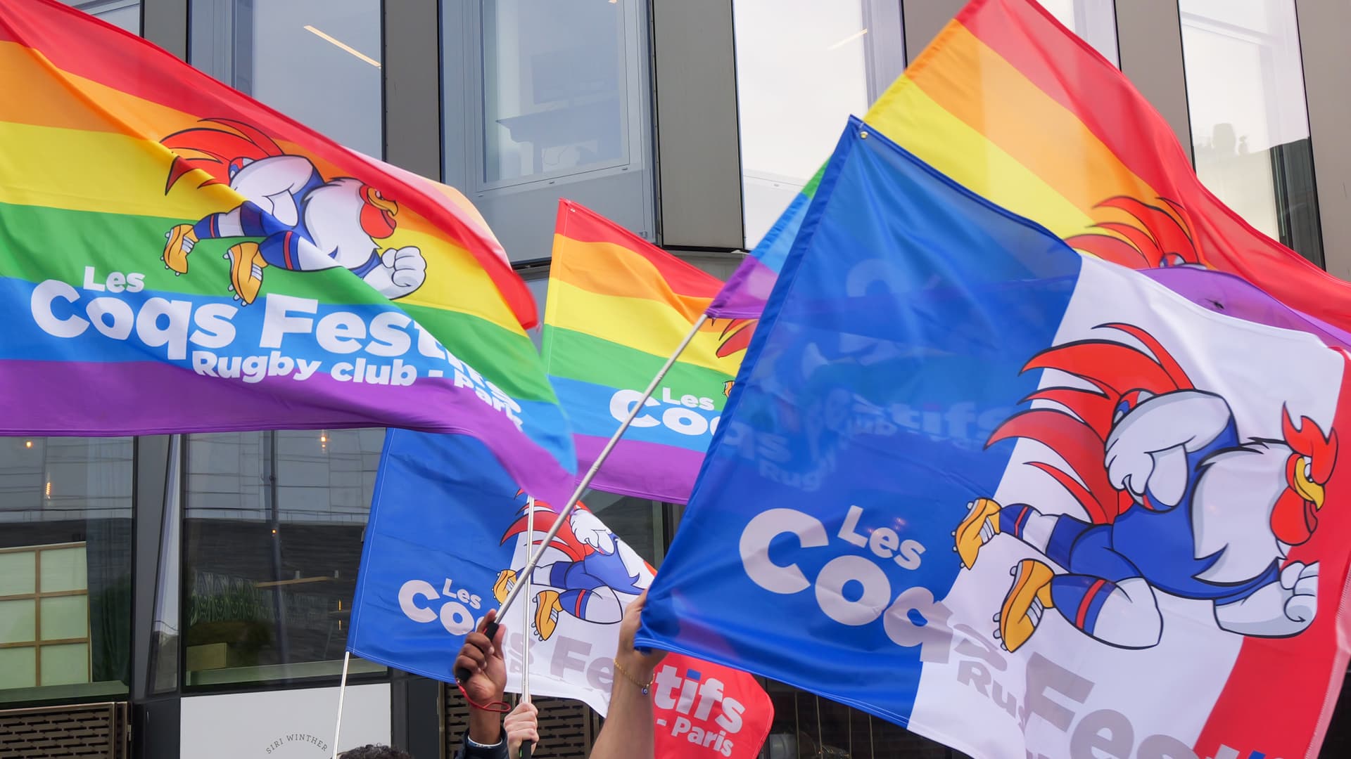 Les Coqs Festifs — photo d'équipe à l'entraînement ou en match