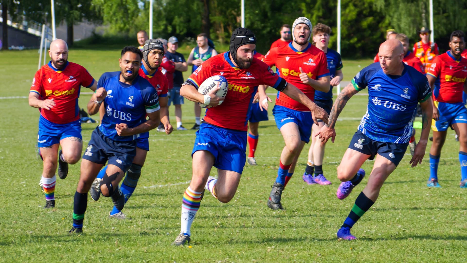 Les Coqs Festifs — photo d'équipe à l'entraînement ou en match