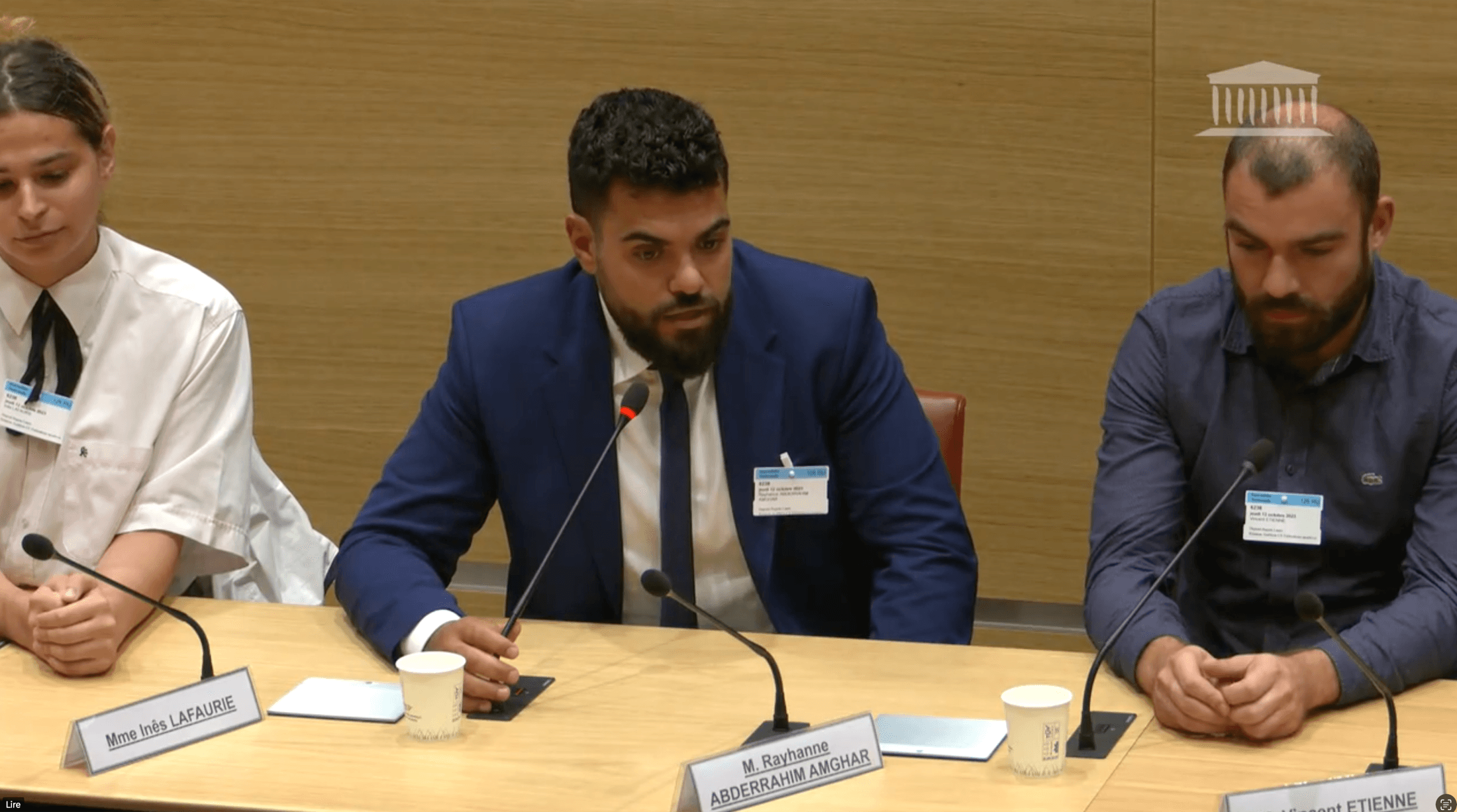 Intervention des Coqs Festifs à l’Assemblée Nationale